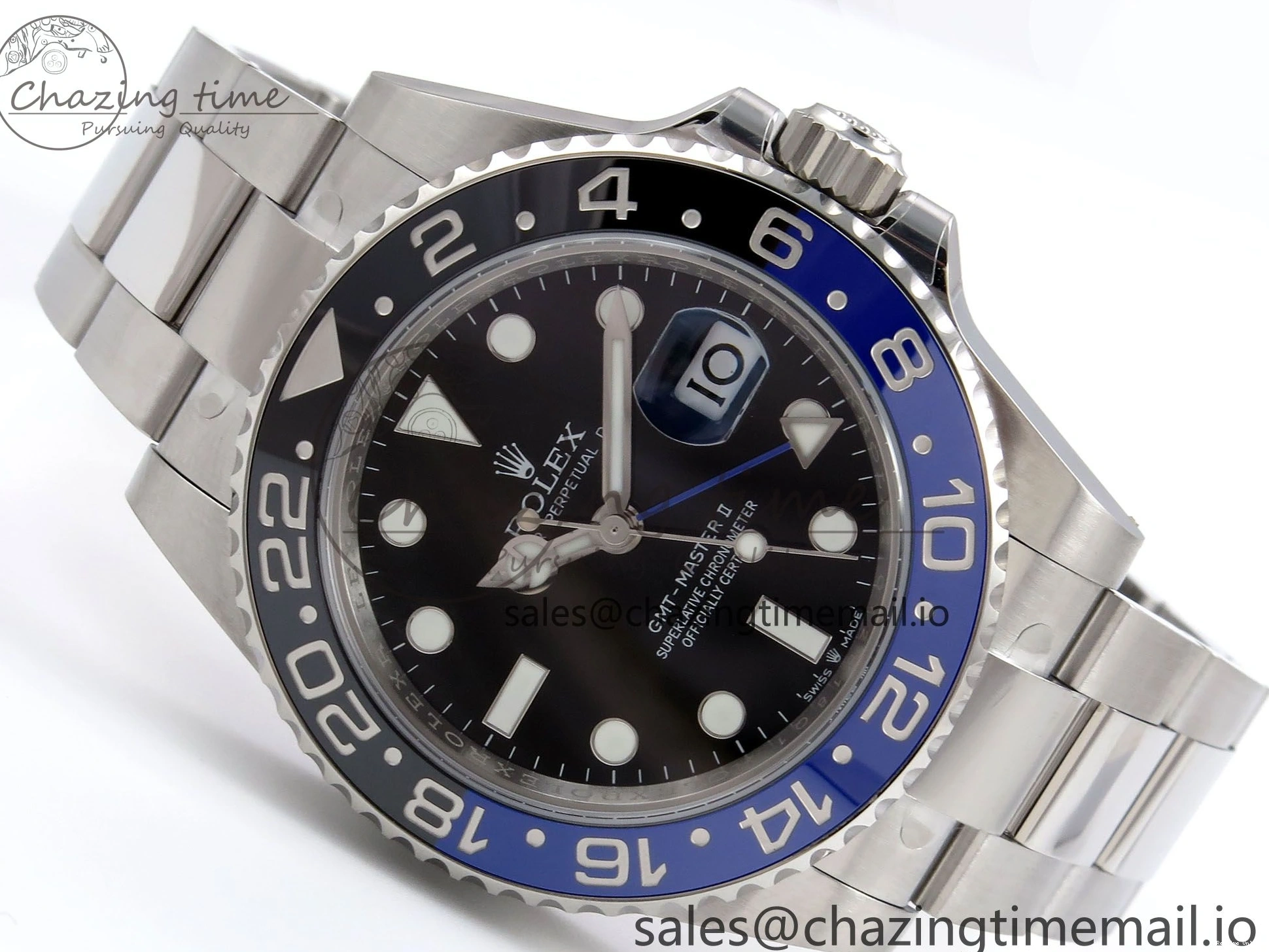 0411 GMT-Master II 126710 BLNR 904L THBF 1:1 Best Edition on Oyster Bracelet SH3285 CHS StreetReady 957